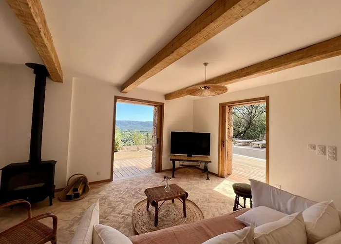 Bergerie De Charme, Piscine Chauffee, Vue Nature Entre Et Montagne, Villa Sotta