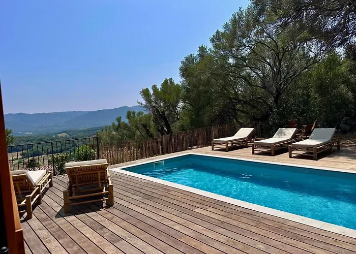 Bergerie De Charme, Piscine Chauffee, Vue Nature Entre Et Montagne, Sotta